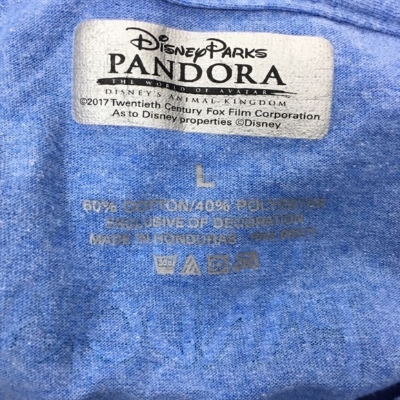 DISNEY Parks T Shirt Pandora Avatar 2017 Passholder Exclusive Banshee Size Large - Picture 8 of 10